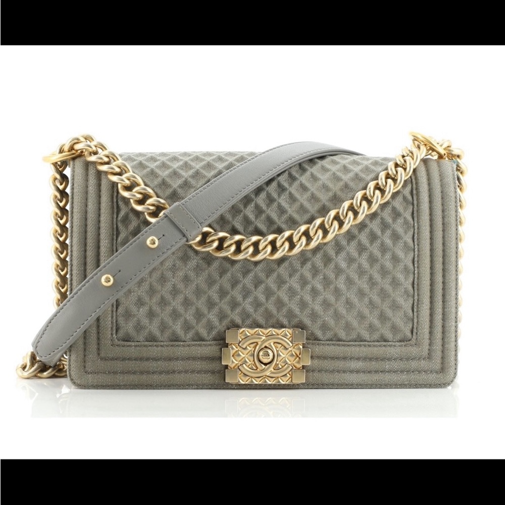 Denim Chanel Boy Bag